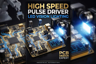 develop high speed pulse driver for led machine vision lighting