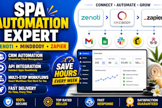 integrate zenoti mindbody with zapier automation and CRM workflows