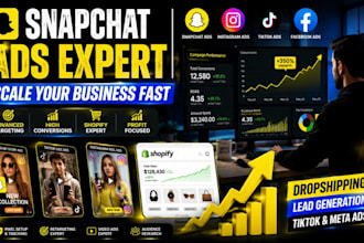 setup and manage snapchat pinterest ads campaign snapchat meta ads marketing