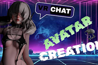 create vrchat avatar, furry avatar, vrc avatar commission, vr character, nsfw