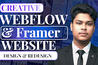 design framer website, webflow website, figma to framer webflow landing page