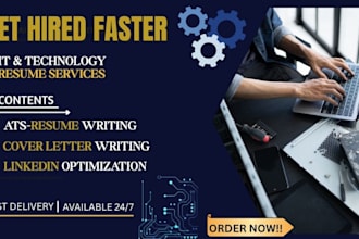 write an ats IT resume, tech resume, CV, and linkedin profile