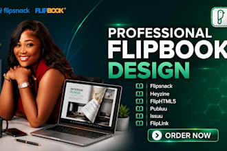 design your flipbook using flipsnack, heyzine, fliplink fliphtml5, publuu, issuu