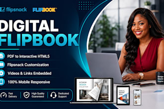 design flipbook, interactive PDF, ebook and digital magazine