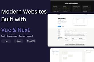 build a professional scalable website with vue and nuxt js