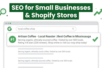 optimize your shopify or small business website for SEO and google rankings