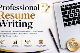 write executive resume for entry level professionals, ats CV and linkedin