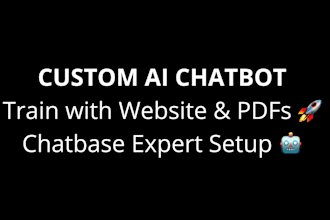 build custom ai chatbot for your website with chatbase and PDF