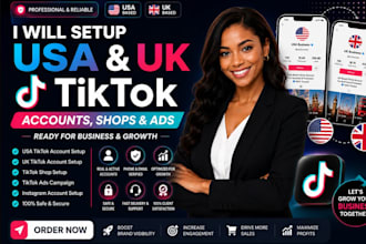 setup usa tiktok account usa tiktok shop uk tik tok usa instagram account setup