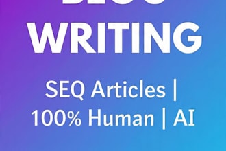 write SEO blog articles for finance websites
