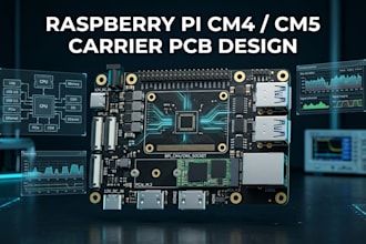 l design raspberry pi cm4 cm5 compute module carrier pcb and industrial pcb
