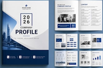 design canva digital sales corporate brand brochure
