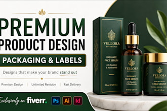 design packaging, label and box design
