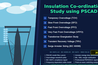 do insulation coordination in pscad