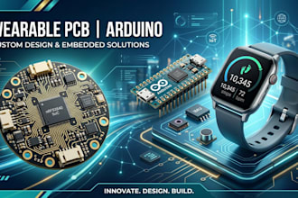 design custom wearable pcb, arduino devices and embedded hardware