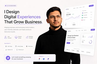 webflow ready UI UX website design