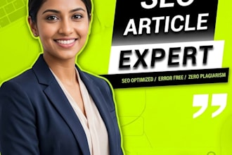 do SEO article writing, blog post writing or content writing