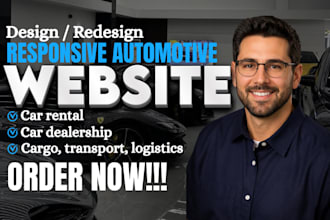 wordpress automotive website for car dealership and auto repair