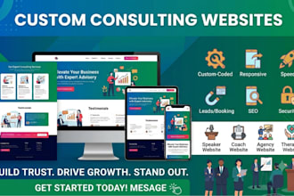 build a custom consulting website for coaches, consultants, and businesses
