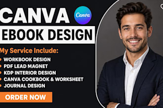 design a printable ebook, workbook, planner in canva for etsy KDP dutch english