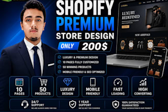 make 6 figure shopify dropshipping store or shopify website