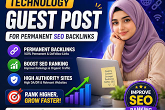 do technology guest post for permanent SEO backlinks
