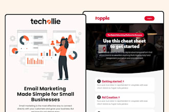 design a professional hubspot email template newsletter