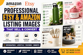 create professional etsy and amazon listing images that sell