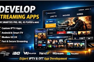 develop samsung tv player app, ibo player, tv streaming app