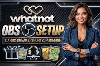 set up your whatnot vertical stream with obs for auctions and card breaks