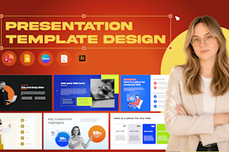 design  presentation template with powerpoint or google slides