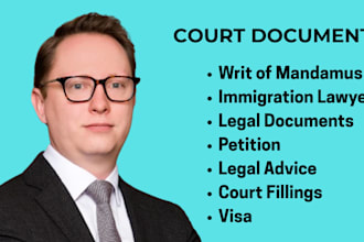 create a writ of mandamus to move your immigration case
