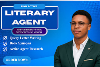 research literary agents and write your query letter for traditional publishing
