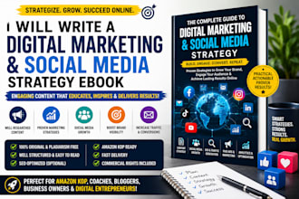 write a digital marketing and social media strategy ebook