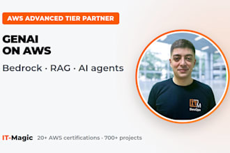 set up production genai infrastructure on AWS bedrock with rag