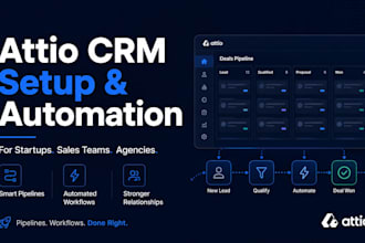 setup and automate attio CRM for startups and salesteam