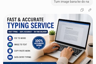 do fast and accurate typing work in english