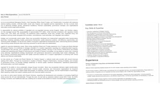 create a CV and tailor it to your market choice