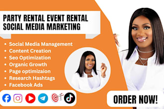 be your social media manager nightclub, concert party promo night club party
