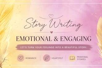 write emotional fiction scenes for you