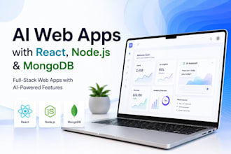 build ai web app with react, nodejs, mongodb