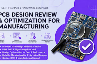 review and optimize your pcb design and pcb hardware design for manufacturing