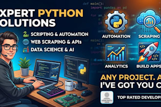 help you with any kind of python project