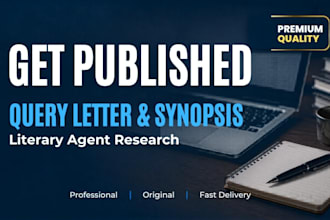do literary agent research, query letter, book proposal and critique