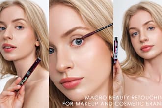 do macro beauty retouching for makeup and cosmetic brands