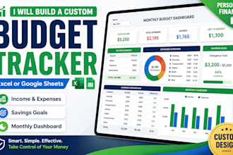 build a personal finance tracker in excel or google sheets