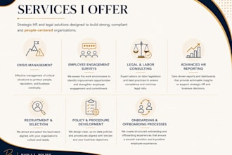 provide professional HR executive virtual assistance