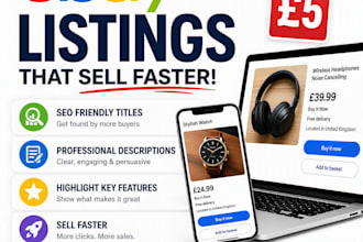 write professional ebay listings that help sell faster