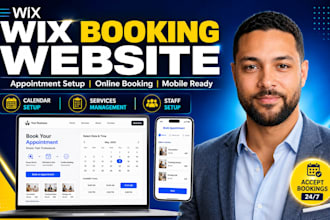 design wix appointment booking website, wix booking website appointment s