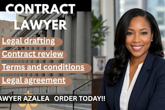 draft and review contracts, agreements, and legal documents